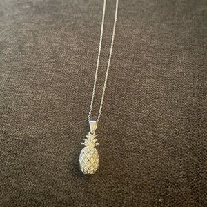 Pineapple sterling silver necklaces